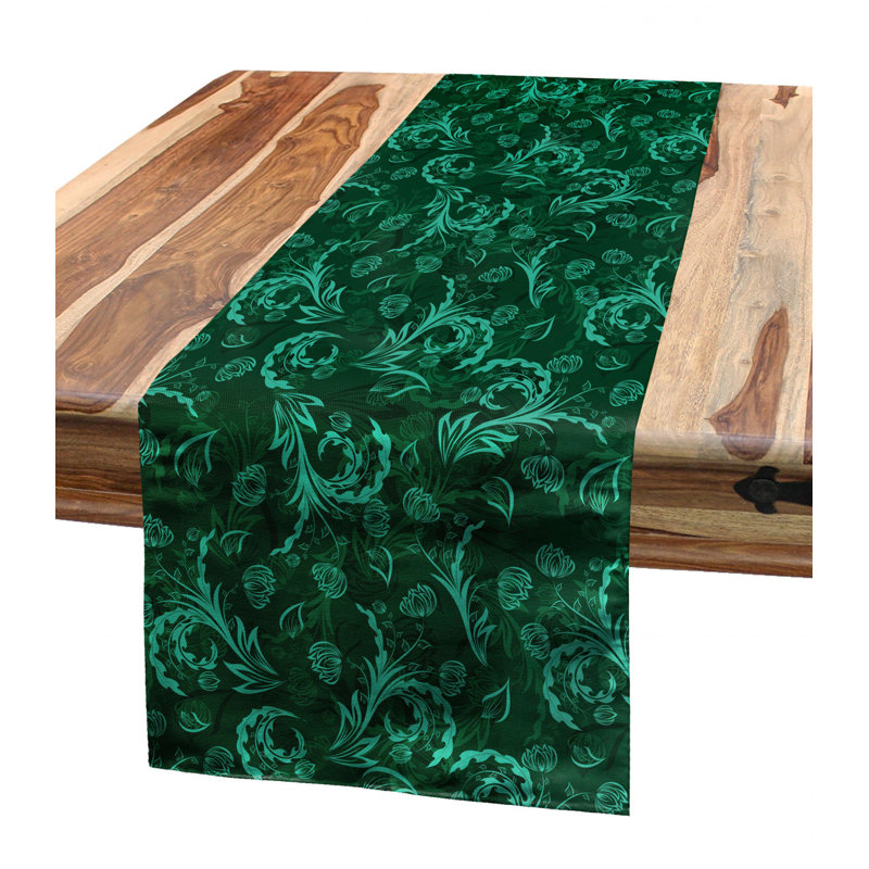 East Urban Home Floral Table Runner Wayfair